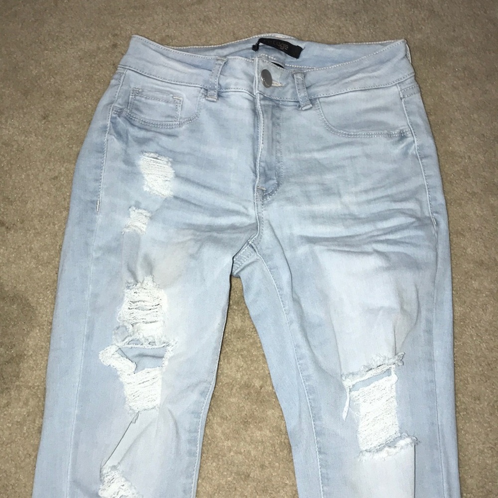 Light Wash Denim Jeans